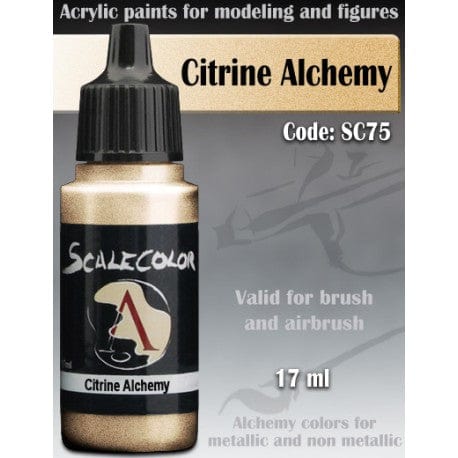 Scale 75 Scalecolor Metal N' Alchemy 17ml - Citrine Alchemy