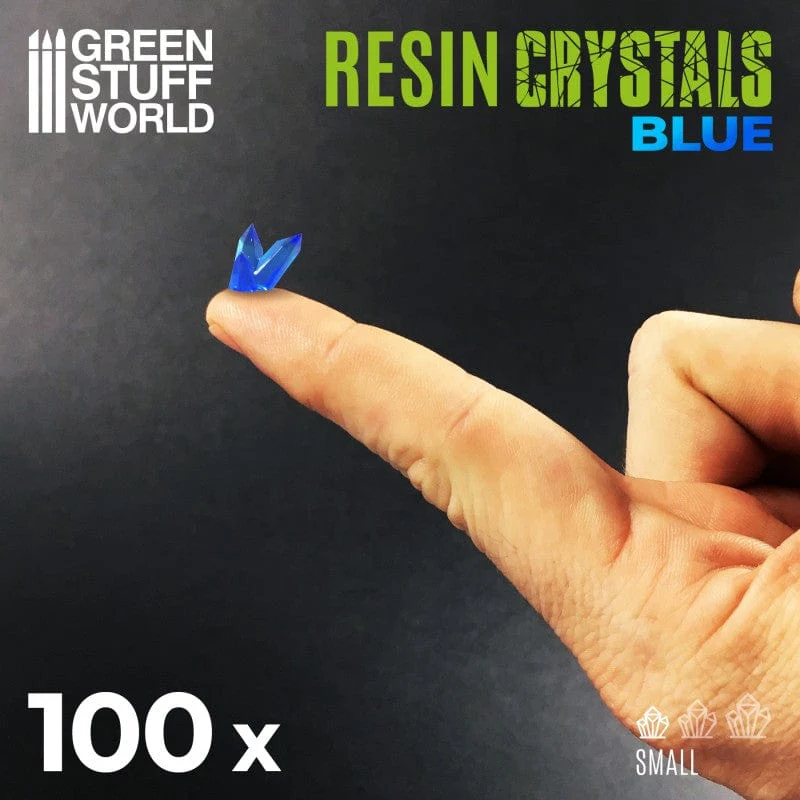 GSW Resin Crystals - Small BLUE x100 - Image 2