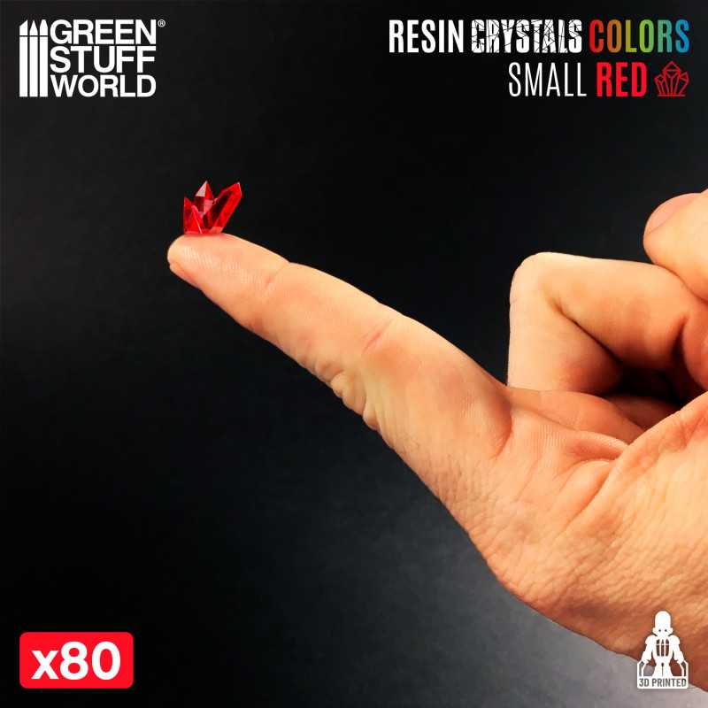 GSW Resin Crystals - Small RED x80 - Image 3