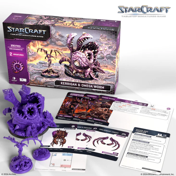 Starcraft Zerg Hero Expansion Set - Kerrigan & Omega Worm - Image 2