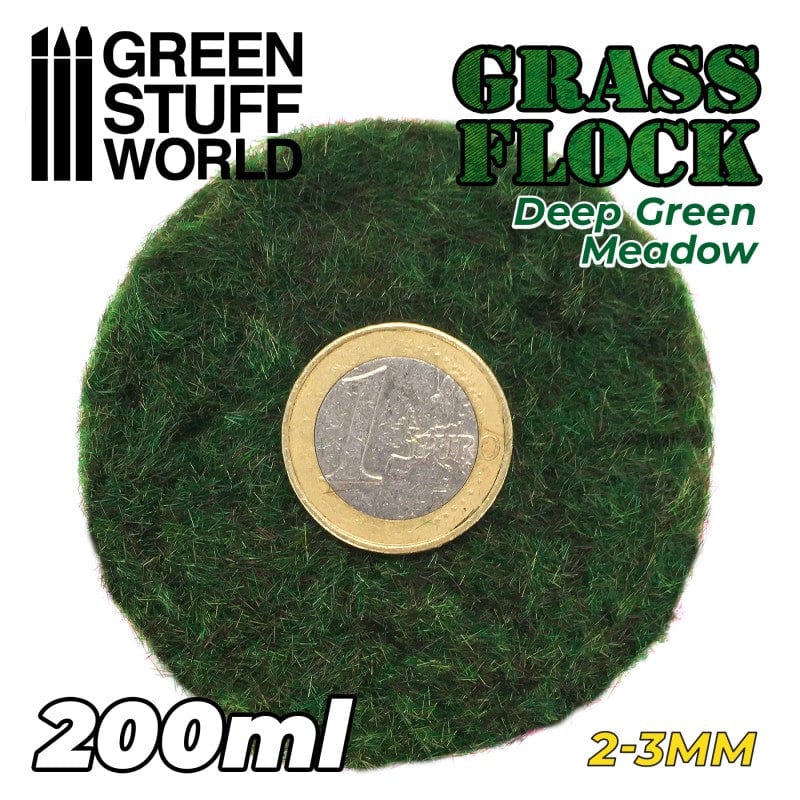 GSW Static Grass Flock 2-3mm - Deep Green Meadow 200ml - Image 2