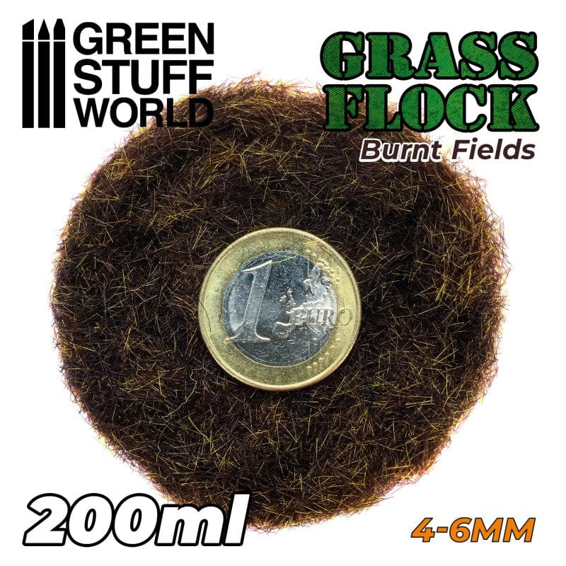 GSW Static Grass Flock 4-6mm - Burnt Fields 200ml - Image 2