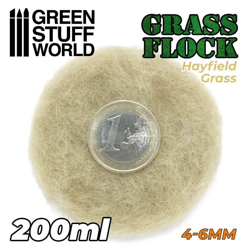 GSW Static Grass Flock 4-6mm - Hayfield Grass 200ml - Image 2