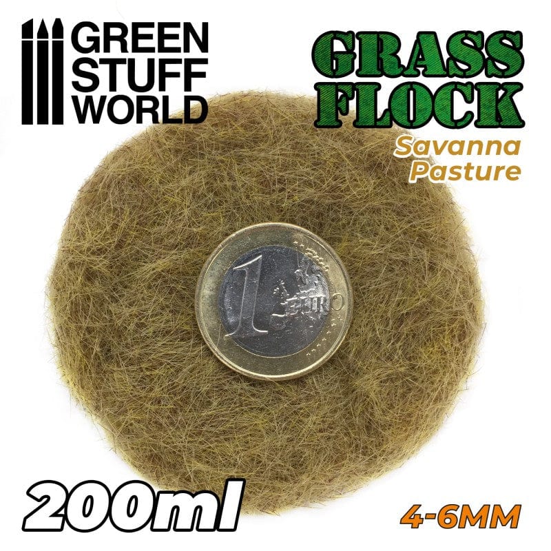 GSW Static Grass Flock 4-6mm - Savanna Pasture 200ml - Image 2
