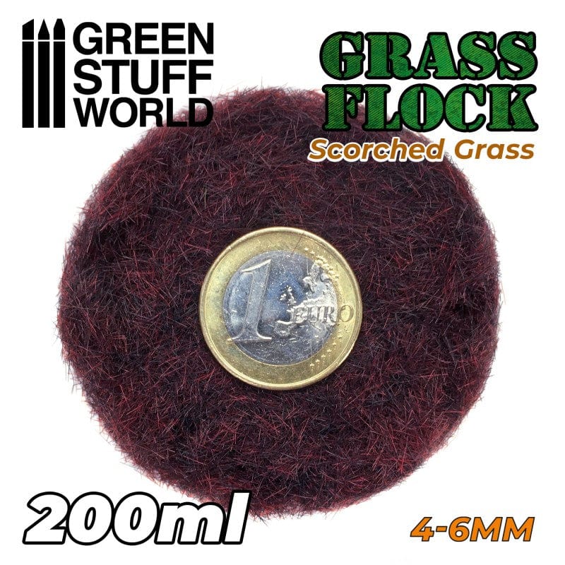 GSW Static Grass Flock 4-6mm - Scorched Brown 200ml - Image 2