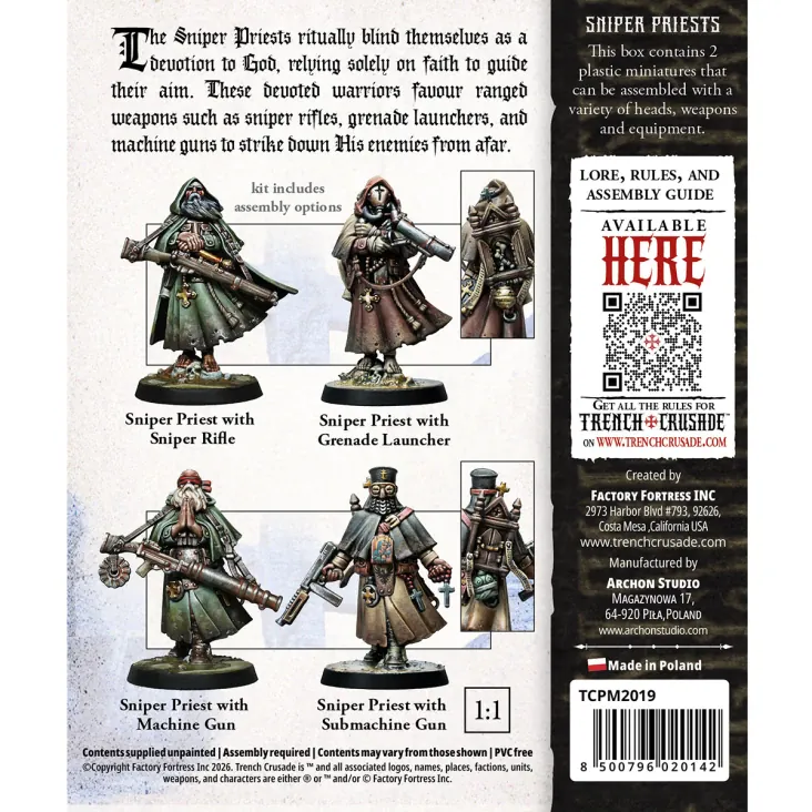 Trench Crusade New Antioch Prussian Sniper Priests - Image 2