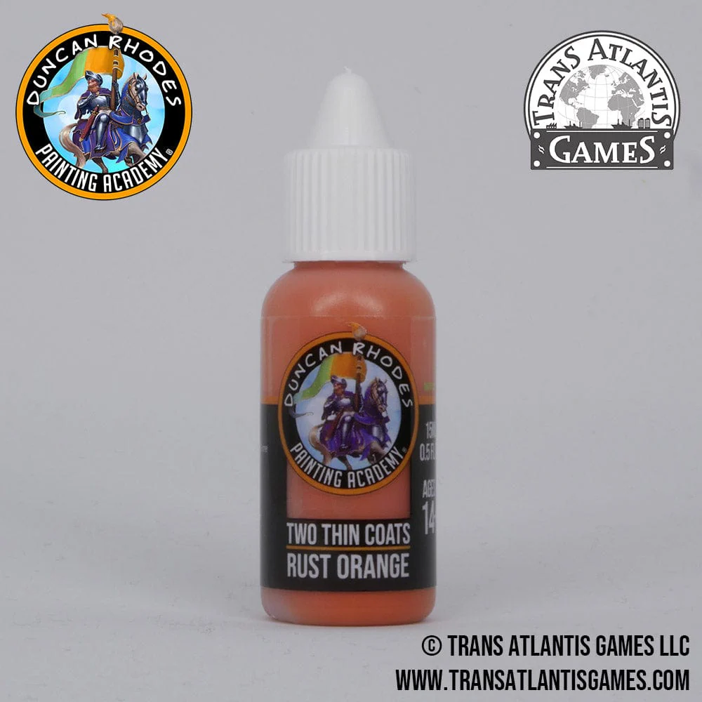 Two Thin Coats by Duncan Rhodes 15ml - Rust Orange