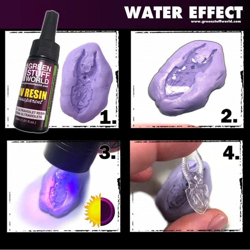 GSW Ultraviolet UV Resin - Fluor Toxic Green Effect - 30ml - Image 2
