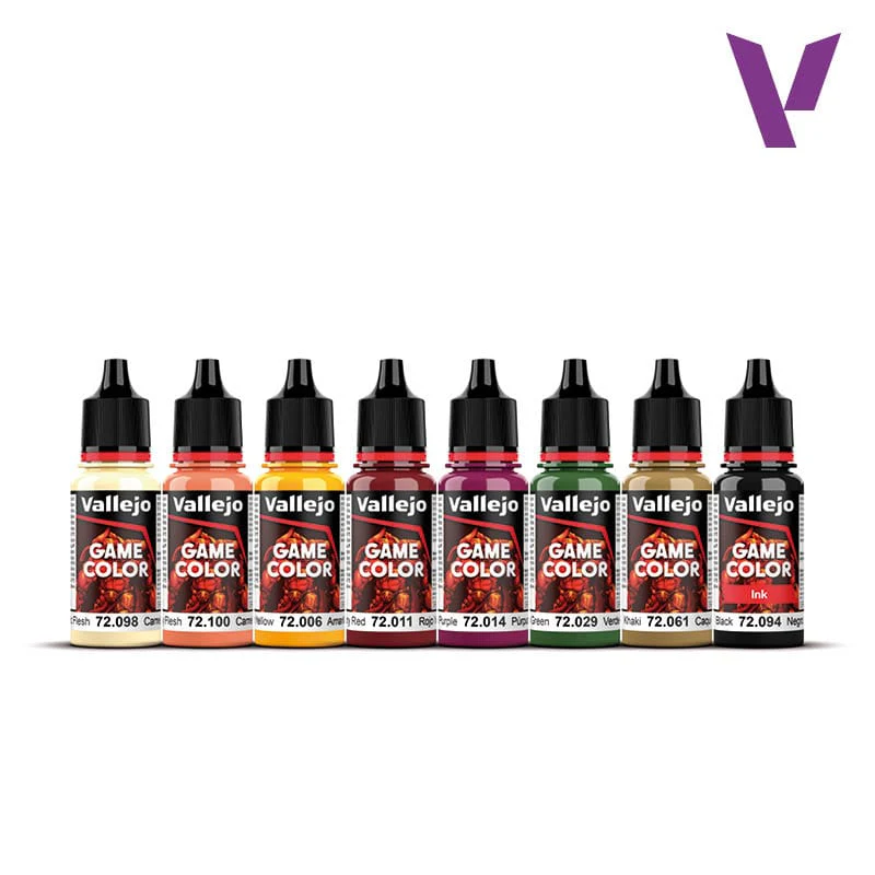 Vallejo Game Color Paint Set - Aztec Dragons (8 colors) - Image 2
