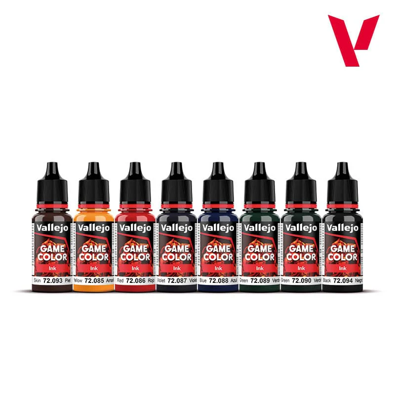 Vallejo Game Color Paint Set - Game Color Inks (8 colors) - Image 2