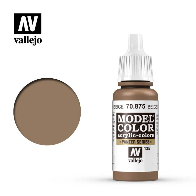 Vallejo Model Color Beige Brown 17ml - (150)