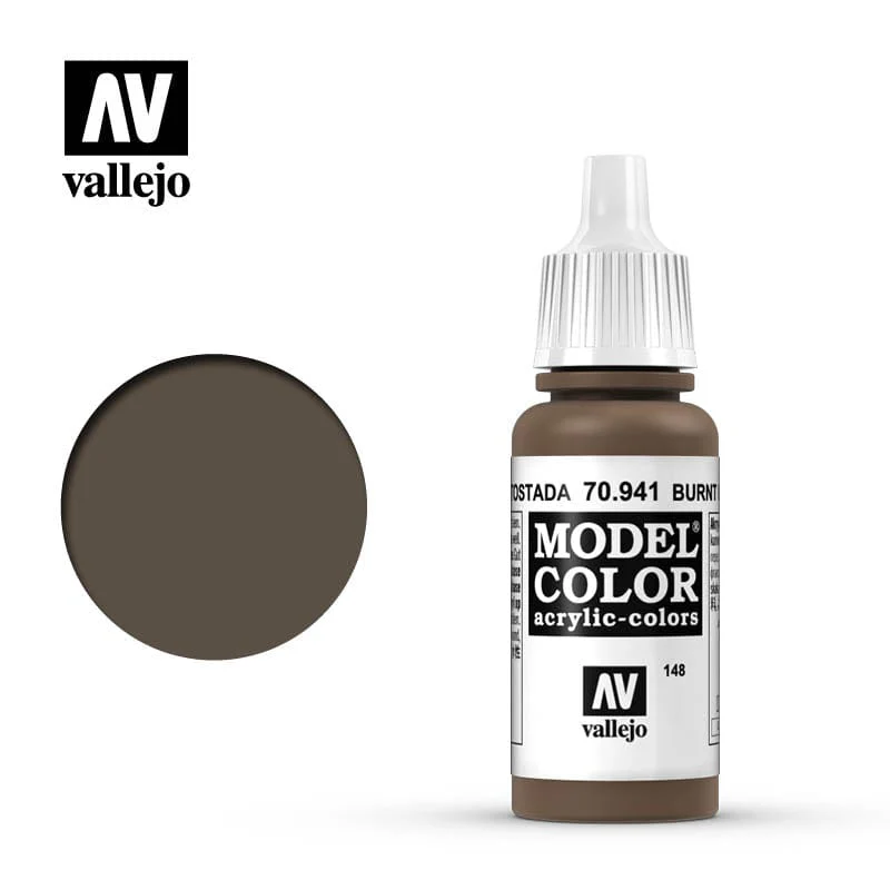 Vallejo Model Color Burnt Umber 17ml - (118)