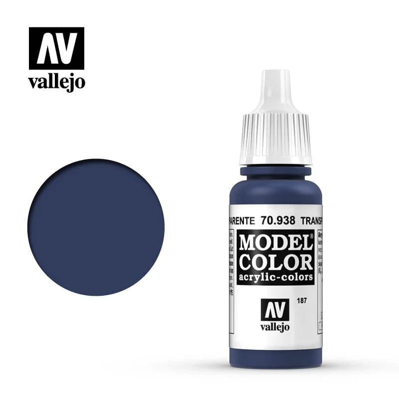 Vallejo Model Color Transparent Blue 17ml