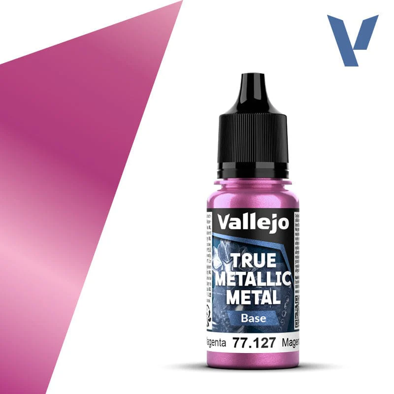 Vallejo True Metallic Metal 18ml - Base Crimson Magenta