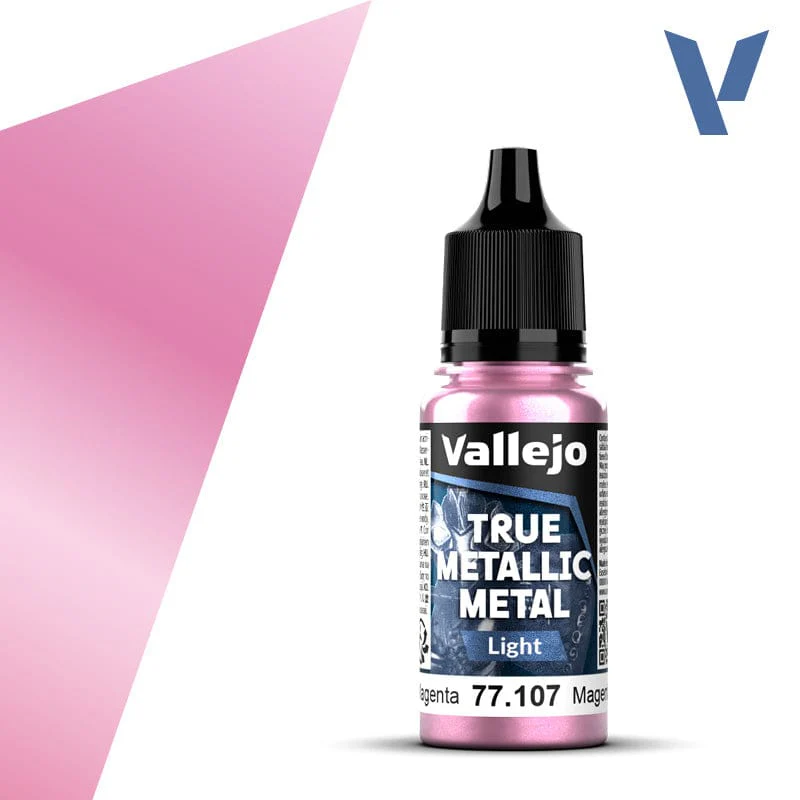 Vallejo True Metallic Metal 18ml - Light Crimson Magenta