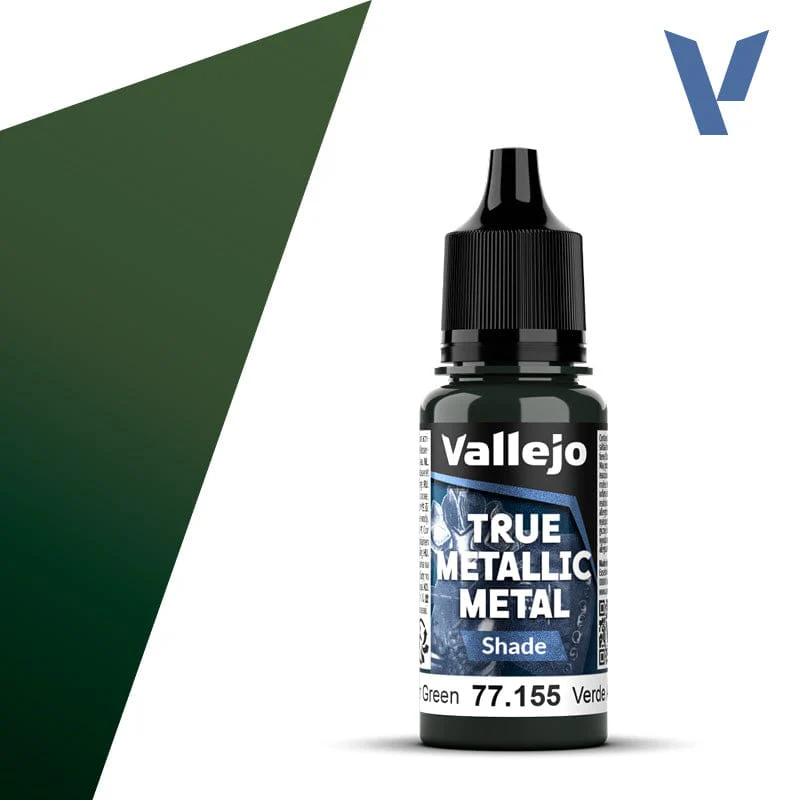 Vallejo True Metallic Metal 18ml - Shade Amber Green
