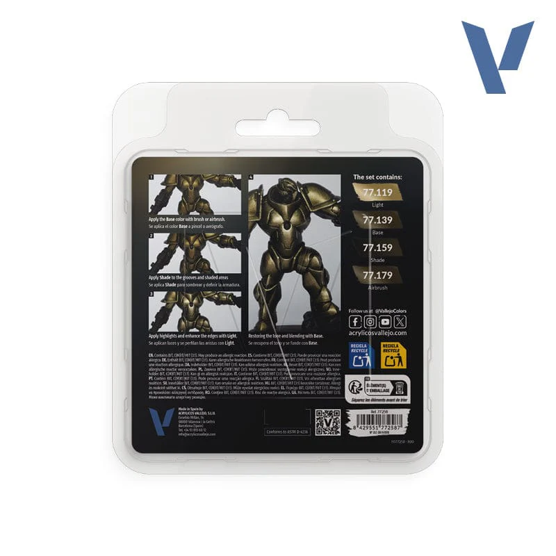 Vallejo True Metallic Metal Set - Aged Metal - Image 2