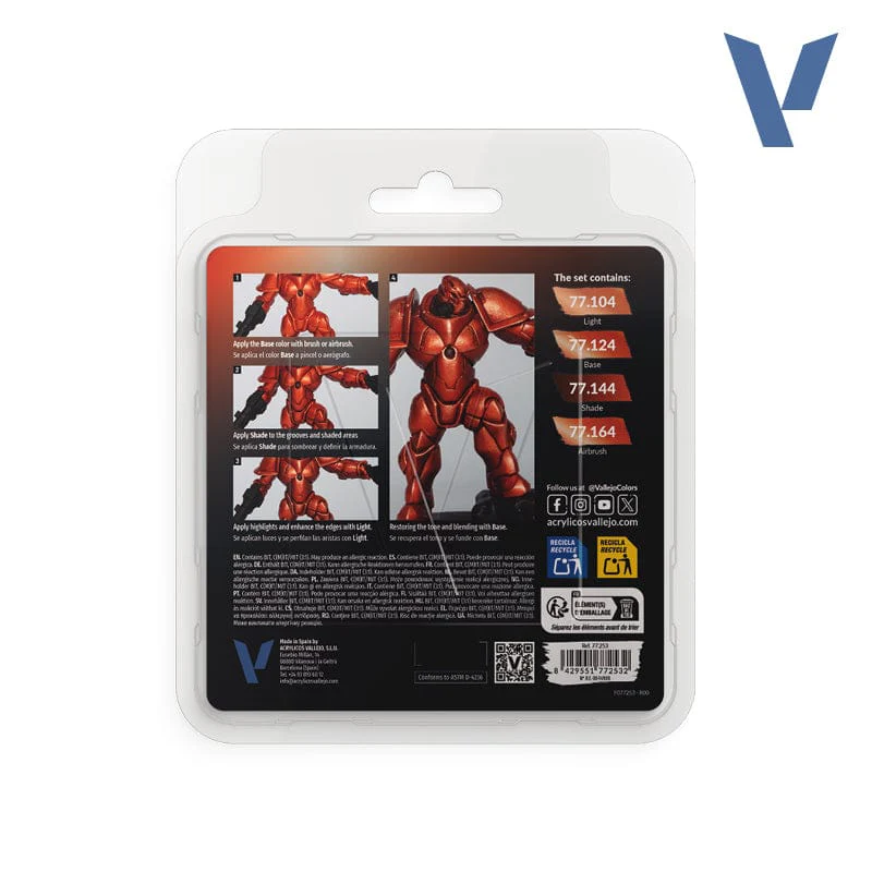 Vallejo True Metallic Metal Set - Ancient Copper - Image 2