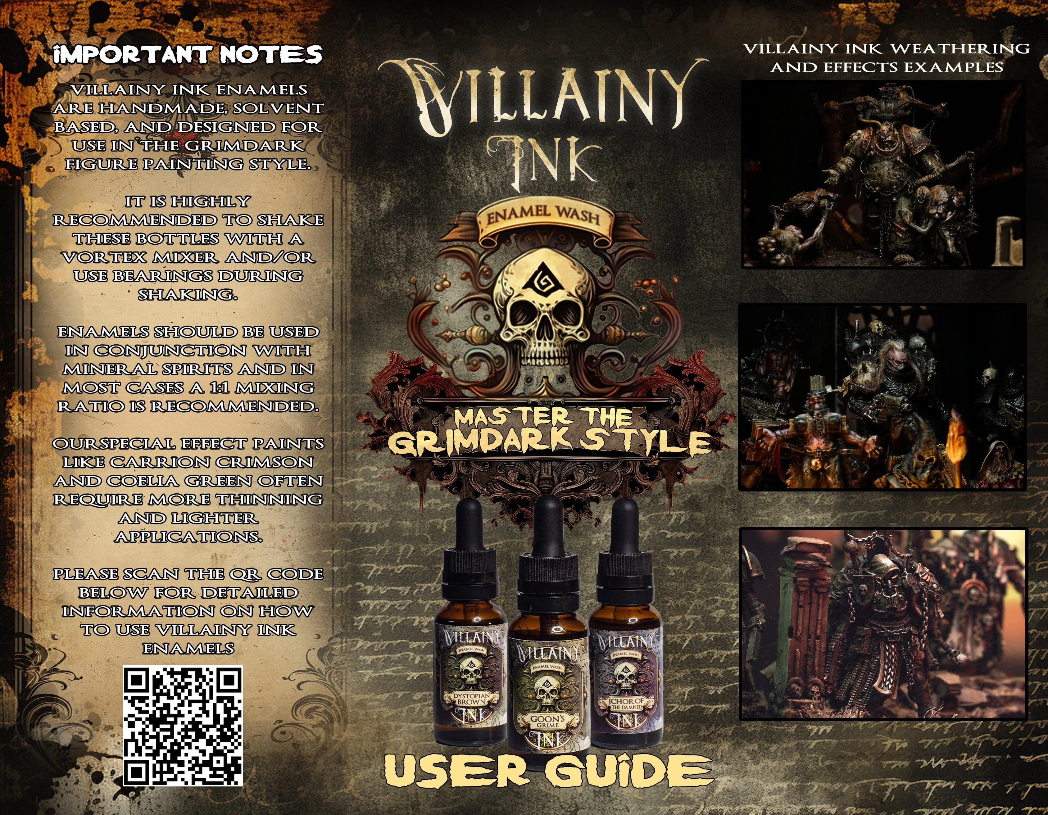 Villainy Inks Phase I - Handcrafted Enamel Washes 30ml - Coelia Green - Image 7