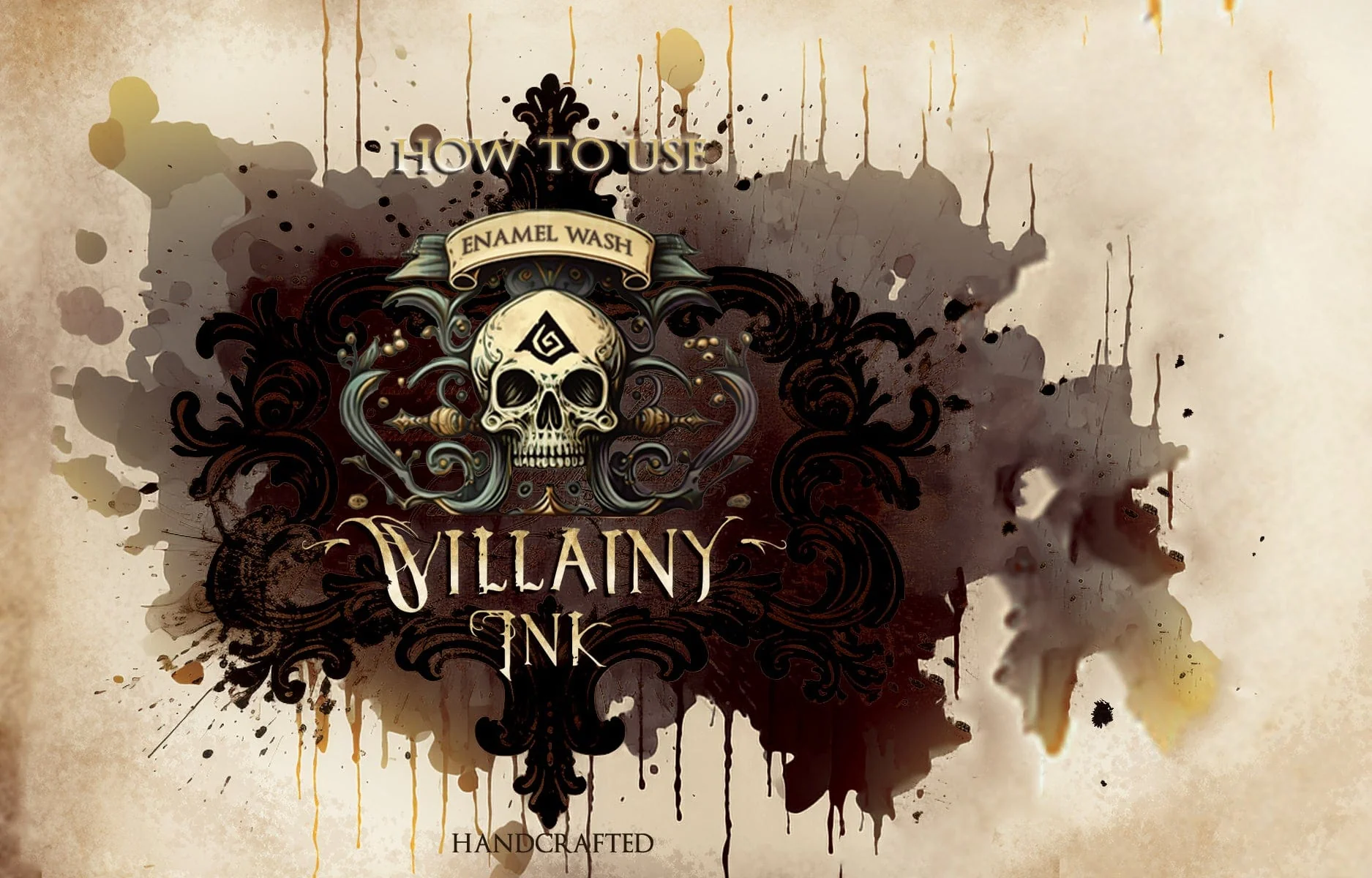 Villainy Inks - Handcrafted Enamel Washes 30ml - Phase I Starter Set x7 colors - Image 8