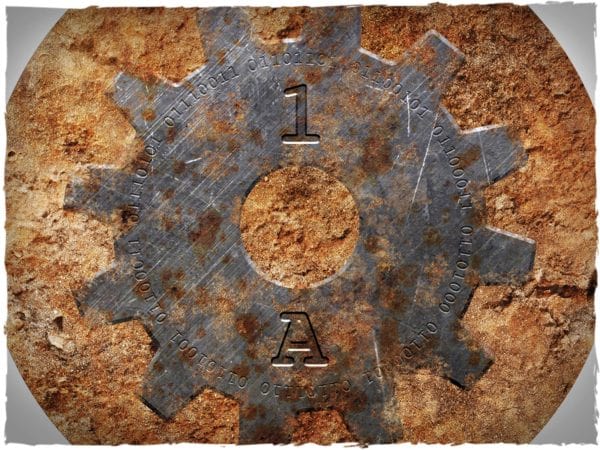 Warhammer Neoprene Objective Markers set #3 - Mechanicum - Image 2