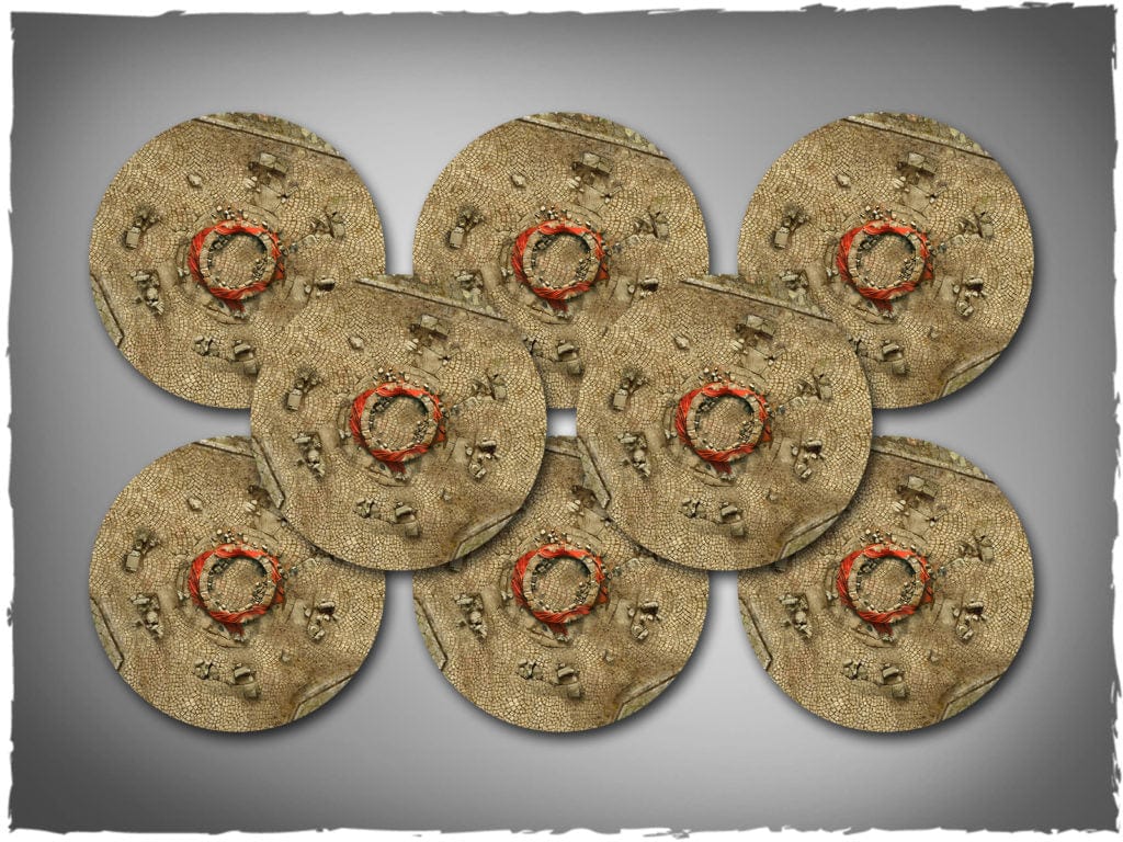 Warhammer Neoprene Objective Markers set - Cobblestone Streets