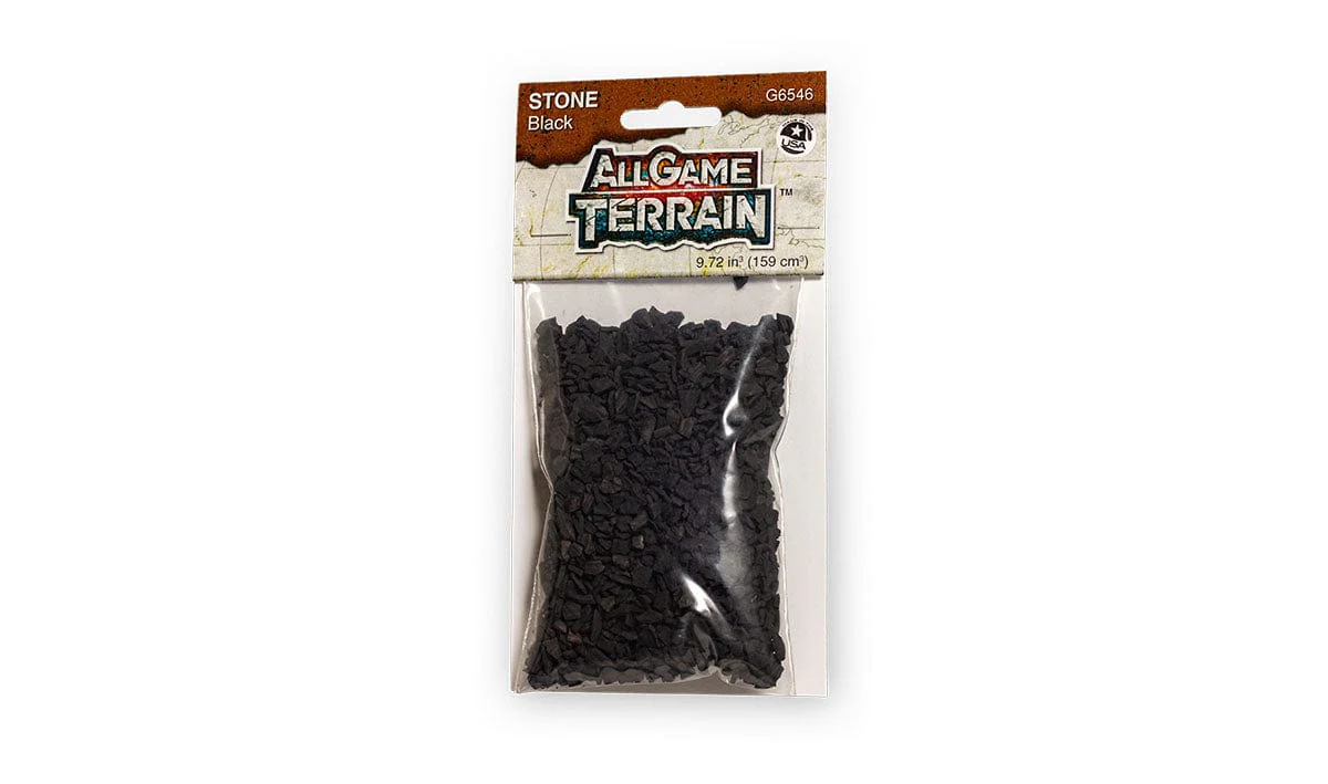 Woodland Scenics AGT - Black Stones